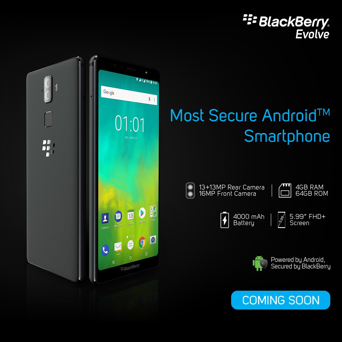 黑莓发布evolve/evolve x,有无线充电但是没有全键盘