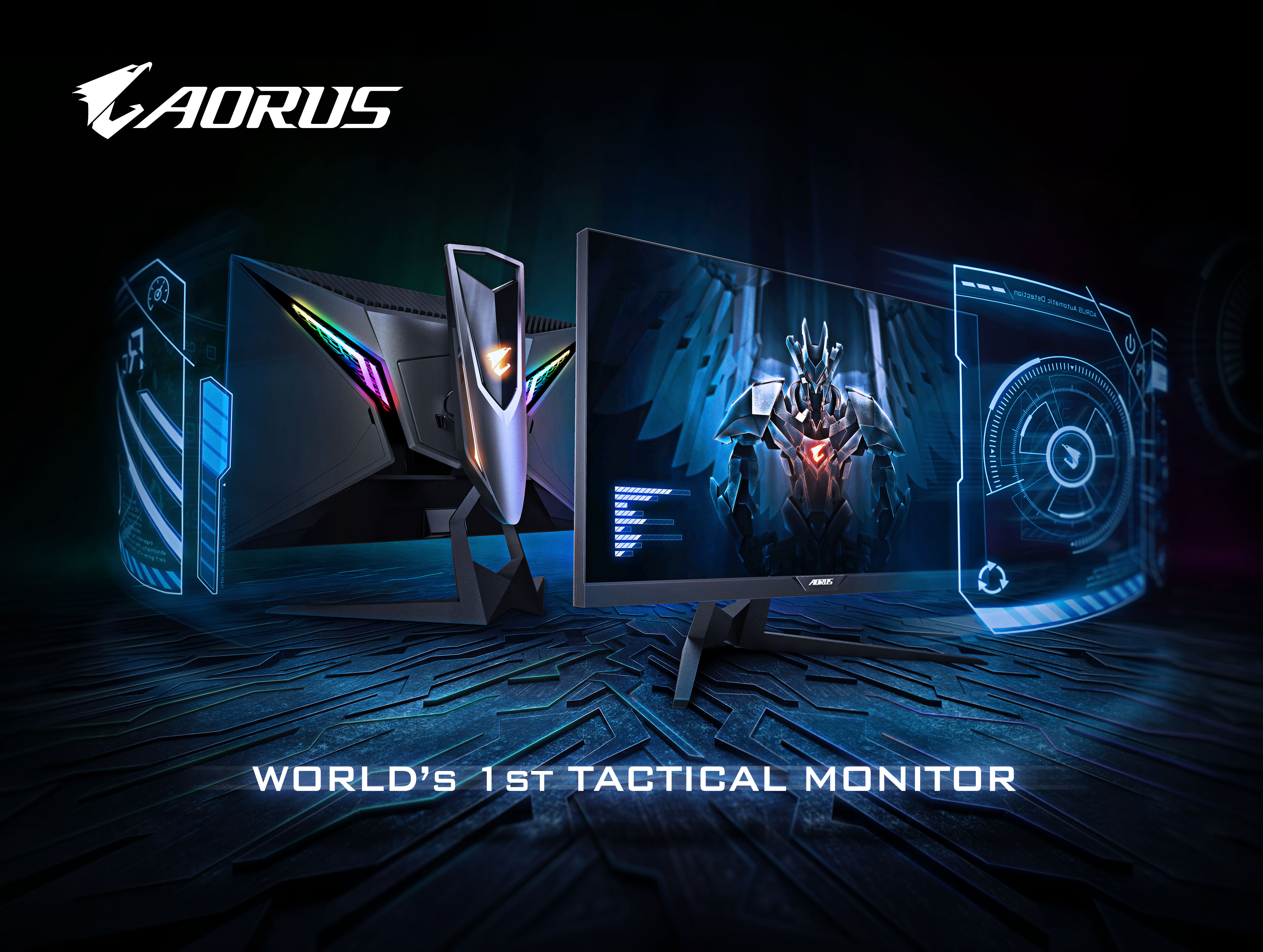 技嘉aorus ad27qd是台自带"外挂"的电竞显示器