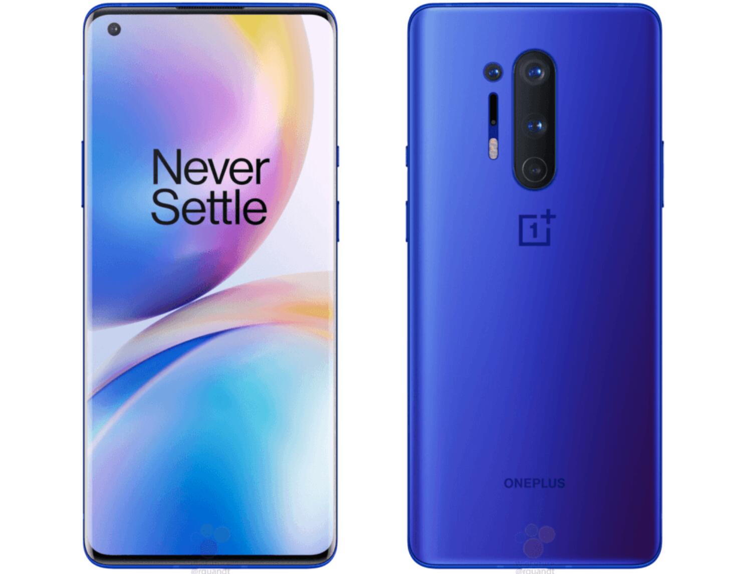 传闻称一加8 pro将"独享"宝石蓝配色
