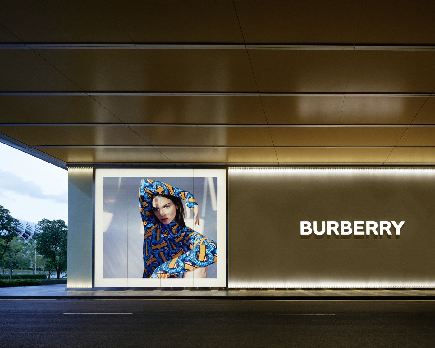 burberry首家社交零售精品店burberry空间及tb夏季专属标