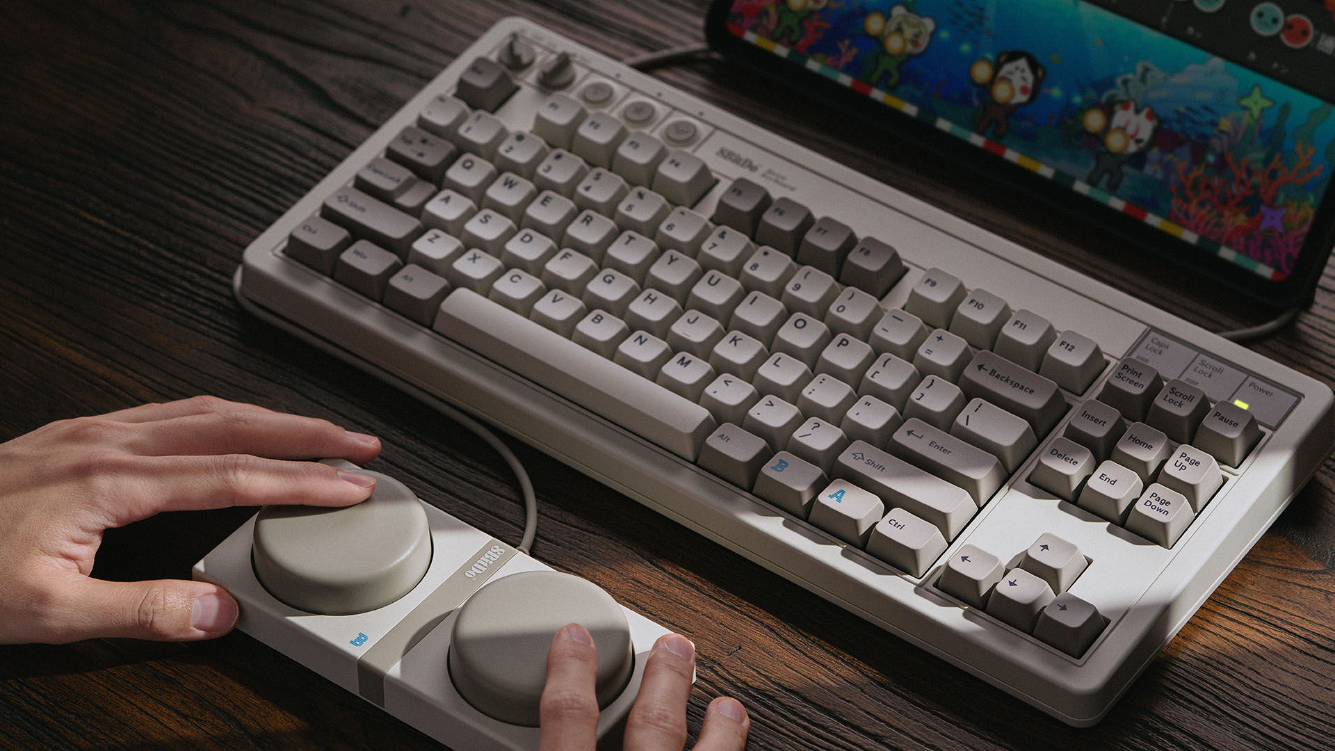 复古风格！八位堂Retro87 M机械键盘上市售价499元